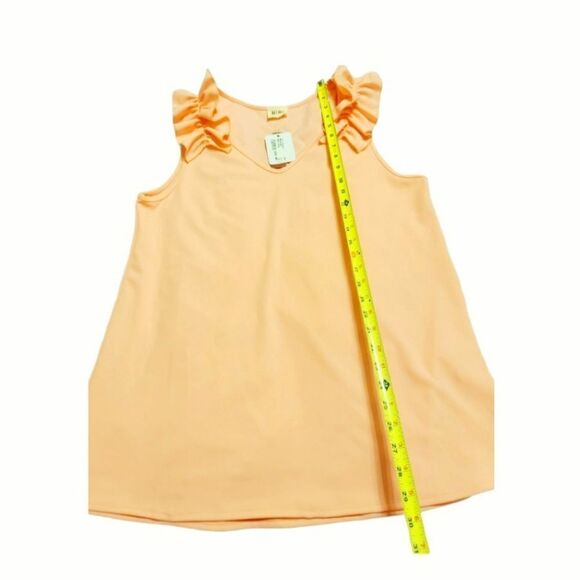 PINK New with tags ruffled Tilly tunic. Womens Size large - Picture 8 of 9